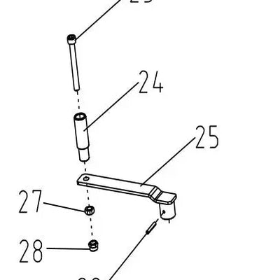 TMG-AFM40/48-D25 Rocker Arm Assembly, Hardware Included TMG-Parts