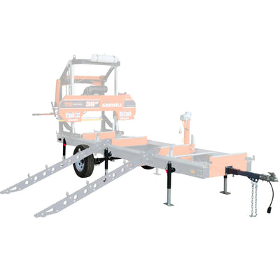 Mobility Package for TMG-PSM36, 2" Hitch Coupler, 14" Wheels, TMG-PSM36-MJACK TMG Industrial