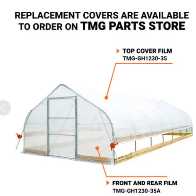TMG-GH1230-35 Top film cover, 6 mil EVA clear film