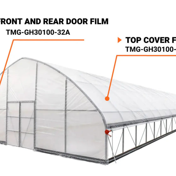 TMG-GH30100-32 Top cover (6 Mil clear EVA plastic film)