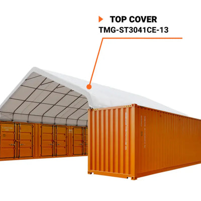 TMG-ST3041CE-13 Top cover, 11oz white PE tarp