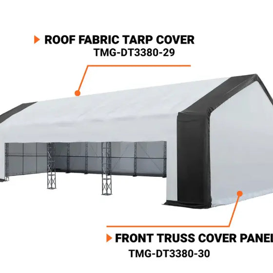 TMG-DT3380-30 End wall cover panel, 32oz PVC900 (upgraded)