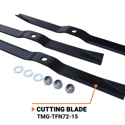 TMG-TFN72-15 Blades, Pack of 3, Hardware Included