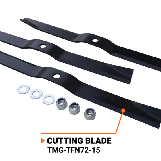 TMG-TFN72-15 Blades, Pack of 3, Hardware Included