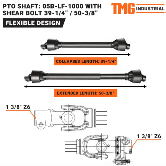 TMG-RT83 PTO Shaft