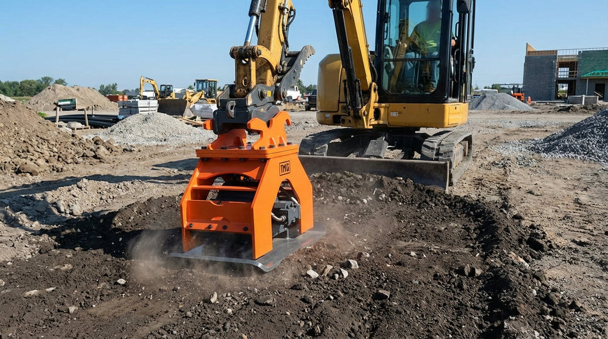 Excavator Plate Compactors: Choosing the Right Size TMG Industrial Australia