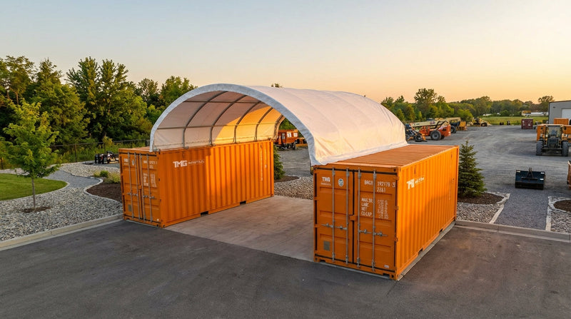 Container Shelter or Freestanding? Which Fabric Shelter Fits Your Property