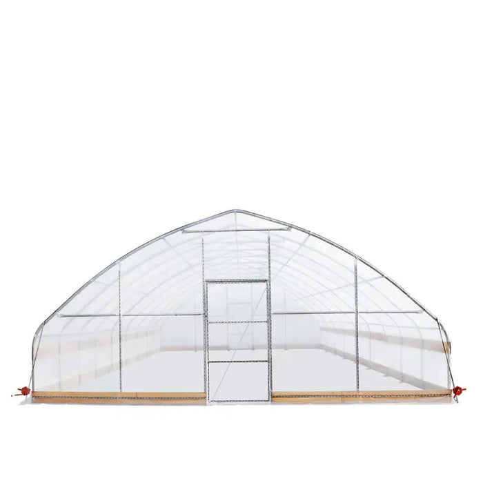 7.6 m x 12.2 m (25' x 40') Tunnel Greenhouse Grow Tent w/0.15 mm (6 Mil) Clear EVA Plastic Film, Cold Frame, Hand Crank Roll-Up Sides, Peak Ceiling Roof, TMG-GH2540-V2 (Previously GH2540) TMG Industrial Australia