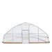 7.6 m x 12.2 m (25' x 40') Tunnel Greenhouse Grow Tent w/0.15 mm (6 Mil) Clear EVA Plastic Film, Cold Frame, Hand Crank Roll-Up Sides, Peak Ceiling Roof, TMG-GH2540-V2 (Previously GH2540) TMG Industrial Australia