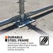 6.1 m x 9.1 m (20' x 30') Arch Wall Peak Ceiling Storage Shelter with Heavy Duty 576 gsm (17 oz) PVC Cover & Drive Through Doors, TMG-ST2032PV (Previously ST2031PV) TMG Industrial Australia