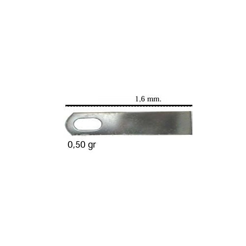 PERU05010058 Peruzzo Verticut Blades 135mm 1.6mm Thick Hardox for MOTOFOX, KOALA GROUND, KOALA PRO (Pack of 10)