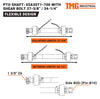 TMG-05A30T1-700 PTO Shaft for TMG-TCM5