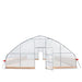 7.6 m x 12.2 m (25' x 40') Tunnel Greenhouse Grow Tent w/0.15 mm (6 Mil) Clear EVA Plastic Film, Cold Frame, Hand Crank Roll-Up Sides, Peak Ceiling Roof, TMG-GH2540-V2 (Previously GH2540) TMG Industrial Australia