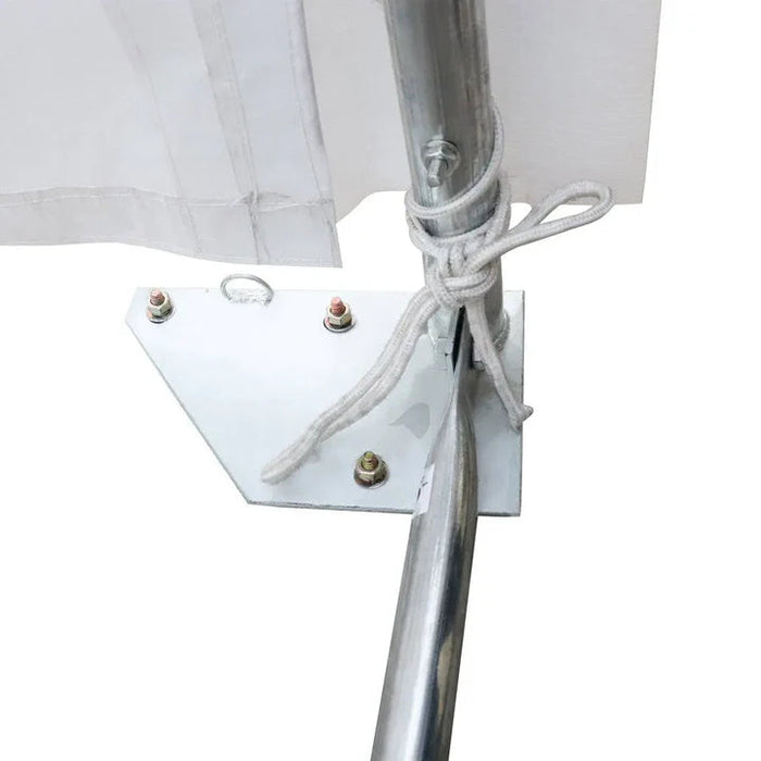 6.1 m x 9.1 m (20' x 30') Arch Wall Peak Ceiling Storage Shelter with Heavy Duty 576 gsm (17 oz) PVC Cover & Drive Through Doors, TMG-ST2032PV (Previously ST2031PV) TMG Industrial Australia