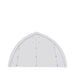 6.1 m x 9.1 m (20' x 30') Arch Wall Peak Ceiling Storage Shelter with Heavy Duty 576 gsm (17 oz) PVC Cover & Drive Through Doors, TMG-ST2032PV (Previously ST2031PV) TMG Industrial Australia
