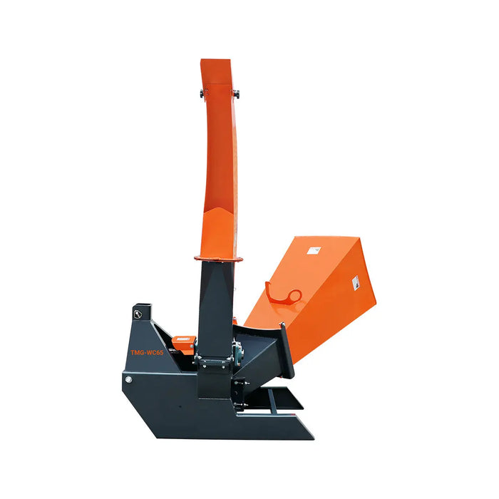 152 mm (6") 3-Point Hitch Wood Chipper, Reversible/Hardened Blades, 360° Swiveling Chute, TMG-WC65 (Previously TMG-WC62) TMG Industrial AU