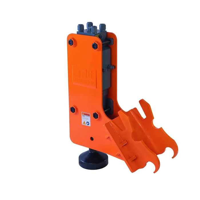 TMG Industrial Excavator Hydraulic Post Pounder, 700 Ft-lb Energy Class, 500-900 BPM, 8” Post Capacity, 4-7 Ton Excavator, TMG-EPD700