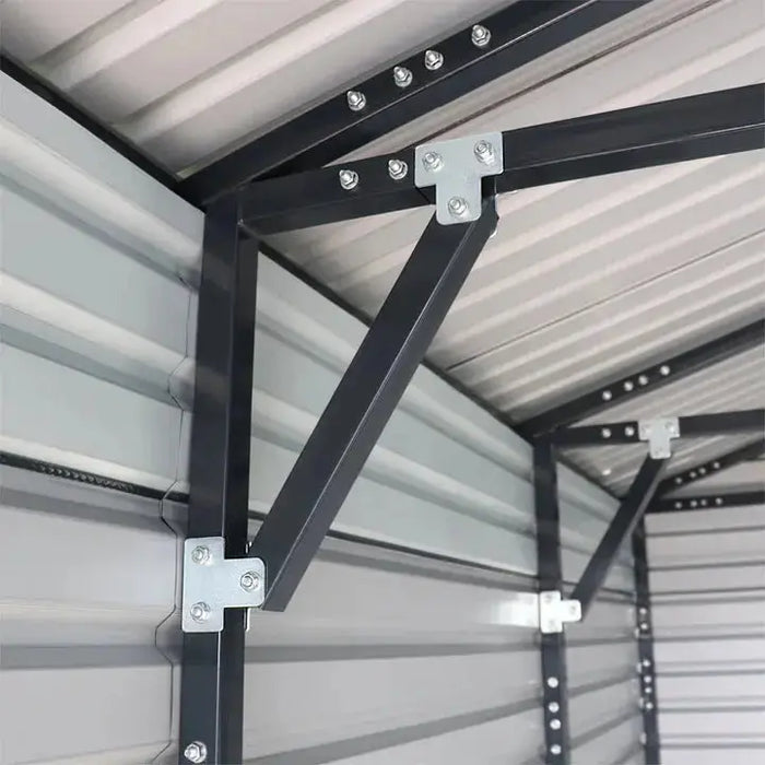 6 x 12 m Metal Garage Shed, 2.8 m High Double Front Doors, 4 m Peak, 72 m² TMG-MS2040 TMG Industrial Australia