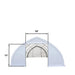 9m × 12m Peak Ceiling Storage Shelter with Heavy Duty 450 GSM PVC Cover & Drive Through Doors, TMG-ST3042V (Previously ST3040V) TMG Industrial Australia