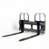 1,067 mm Pallet Fork for Skid Steer, Heavy Duty Class II Forks, 1,905 kg Capacity and Wide Guard, TMG-SPF42