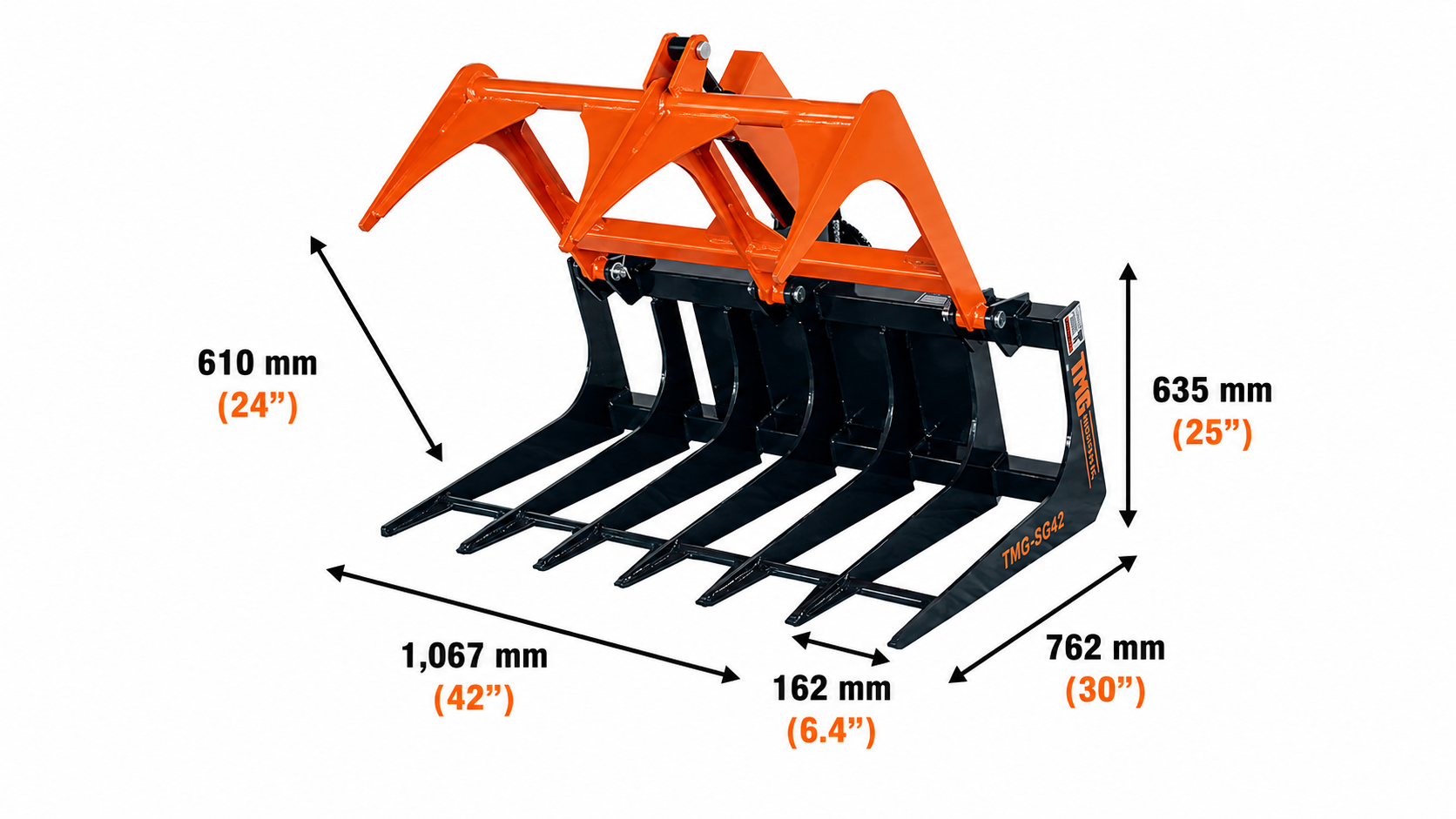 1070 mm (42