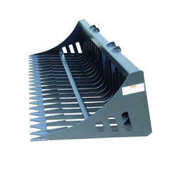 2.0 m Skid Steer Rock Skeleton Bucket Attachment, 100mm (4