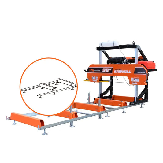 6'5" (1950 mm) Track Extension Kit for TMG-PSM38 Portable Sawmill, TMG-PSM38-6EX