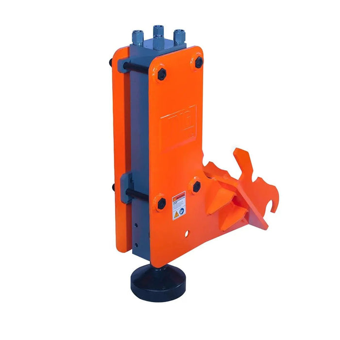 TMG Industrial Excavator Hydraulic Post Pounder, 700 Ft-lb Energy Class, 500-900 BPM, 8” Post Capacity, 4-7 Ton Excavator, TMG-EPD700