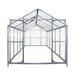 TMG Heavy Series™ 2.4 x 6.1 m Greenhouse Kit with Galvanized Steel Frame, Polycarb Roof and Crystal-Clear Walls, TMG-GH821 TMG Industrial Australia