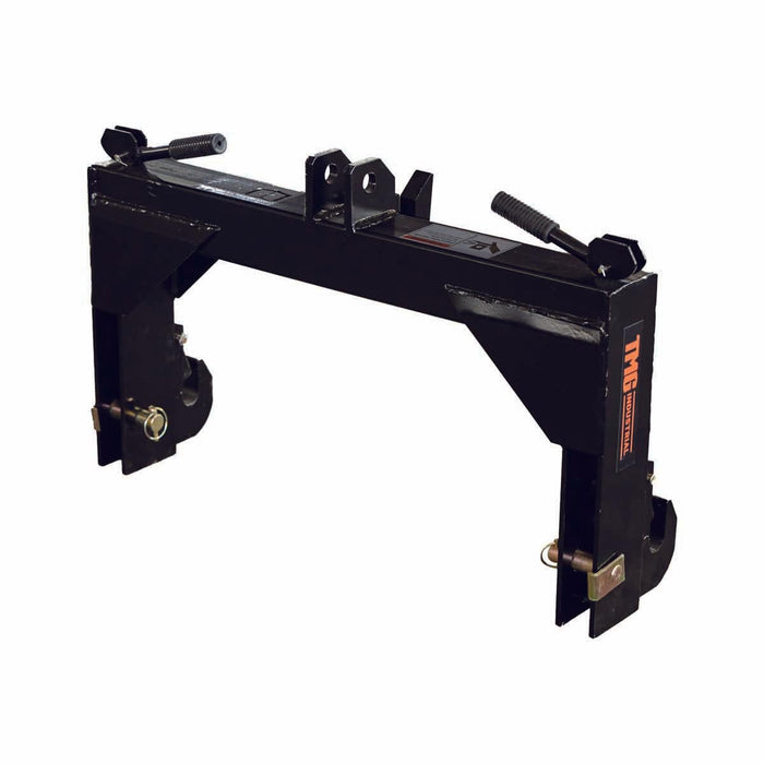 TMG Industrial Tractor 3-Point Quick Hitch, 3600 Lb Capacity, CAT 2 Hook-Up, 90 HP Tractor, ASAE Specifications, TMG-TQH03