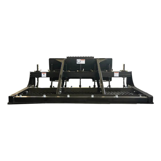 TMG Industrial 72” Skid Steer Land Plane, Adjustable & Reversible Scarifier Teeth, Bolt-On Cutting Blades, Removable Sift Screen, TMG-SLP70