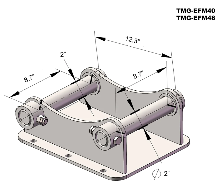 TMG-EFM40-1 HOOK WELDMENT