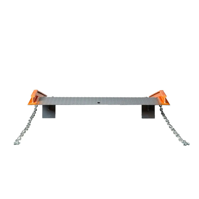 TMG-FLR13 forklift loading ramp, 60” x 48”, 53-½” usable width with locking legs and side curbs
