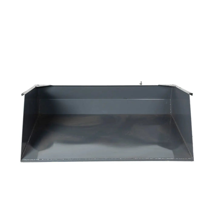 TMG-FSB64 forklift snow bucket, 64” x 55” with 90° dump angle
