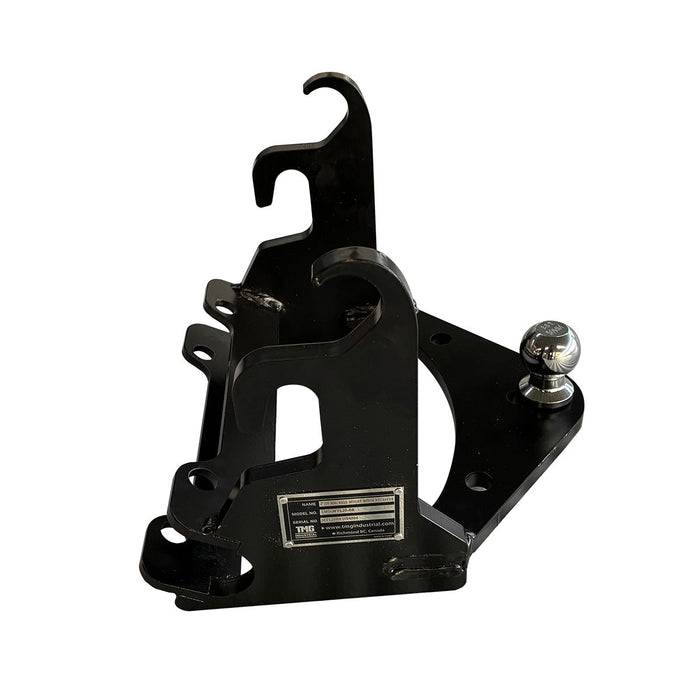 50 mm (2") Ball Mount Hitch Receiver, Works for TMG-MVL16 & TMG-MVL20 Stand-on Skid Steer, TMG-MVL20-BR TMG Industrial Australia
