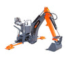 2.5m Backhoe with 380mm Bucket & Italian Hydraulic Valves, for 45-100 HP Tractor, 3-Point Hitch Category1 & 2 TMG-TBH90