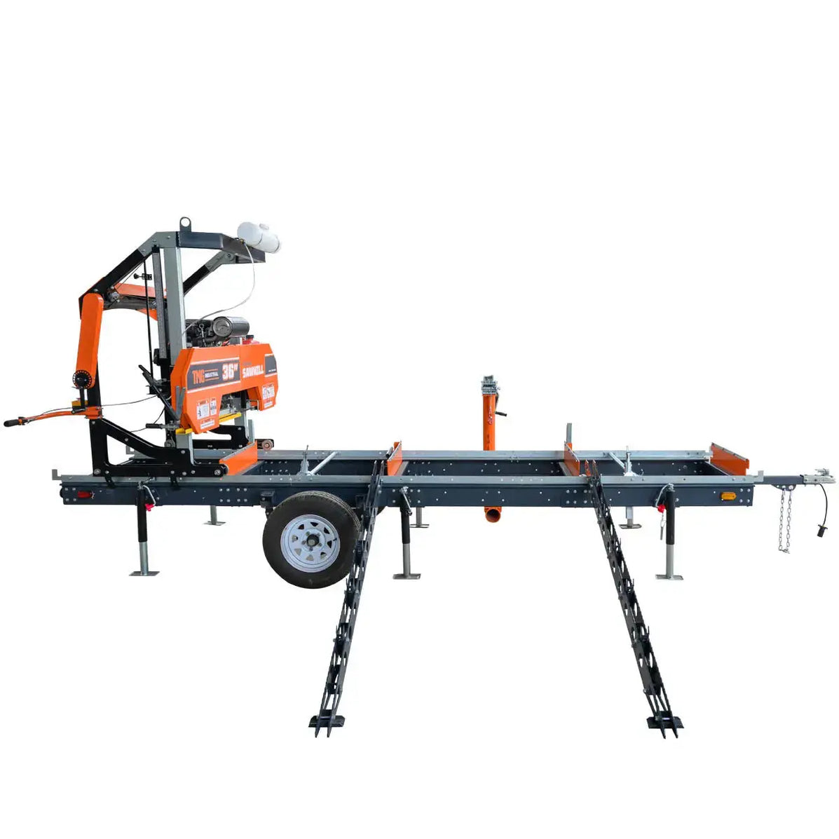 Logging Ramp Log Loading/Rolling & Package for TMG-PSM36, 2-Speed Winch, 224