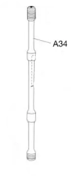 TMG-PD700S-A34 Through Bolt M27*570