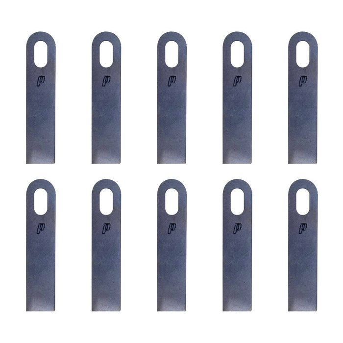 PERU05010058 Peruzzo Verticut Blades 135mm 1.6mm Thick Hardox for MOTOFOX, KOALA GROUND, KOALA PRO (Pack of 10)
