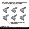 PERU05030031 Peruzzo Heavy Paddle flails with slot for ELK and TEG HD (Pack of 6)