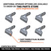 PERU05030031 Peruzzo Heavy Paddle flails with slot for ELK and TEG HD (Pack of 6)