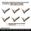 PERU07020183 Peruzzo Moulded paddle flail (Patented) with hole for SCORPION, FOX-S, MOTOFOX, KOALA GROUND and KOALA PRO (Pack of 6)