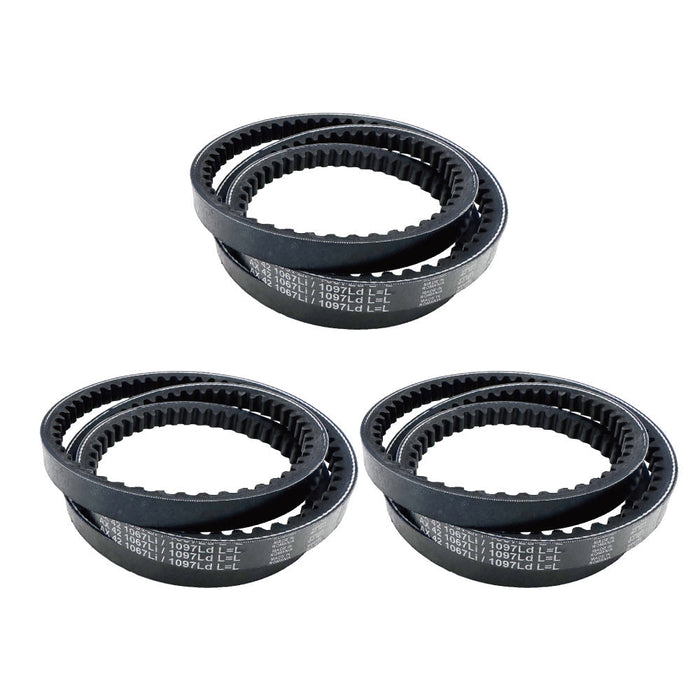 PERU36030131M Belt AX42 for Peruzzo TEG SPECIAL HD John Deere (Pack of 3)