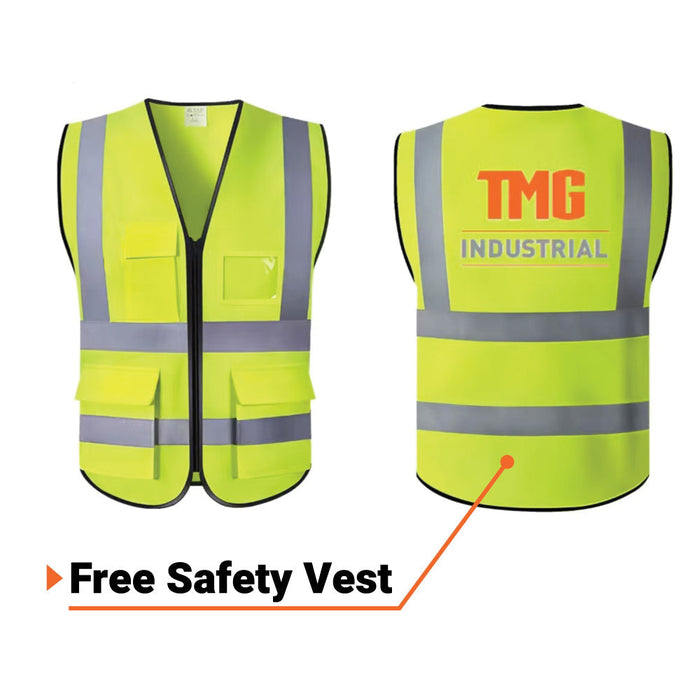 1000 kg Mini Compact Excavator, 420cc/14 HP Gas Engine, 350 mm Bucket Width, 1254 kg Digging Force, TMG-MVE07 TMG Industrial CA