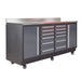 Pro Series 7-Ft 12-Drawer Workbench with Stainless Steel Top, Ball Bearing Double Slides & Casters TMG-WB712 TMG Industrial Australia