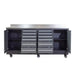 Pro Series 7-Ft 12-Drawer Workbench with Stainless Steel Top, Ball Bearing Double Slides & Casters TMG-WB712 TMG Industrial Australia