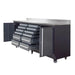 Pro Series 7-Ft 12-Drawer Workbench with Stainless Steel Top, Ball Bearing Double Slides & Casters TMG-WB712 TMG Industrial Australia