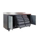 Pro Series 7-Ft 12-Drawer Workbench with Stainless Steel Top, Ball Bearing Double Slides & Casters TMG-WB712 TMG Industrial Australia