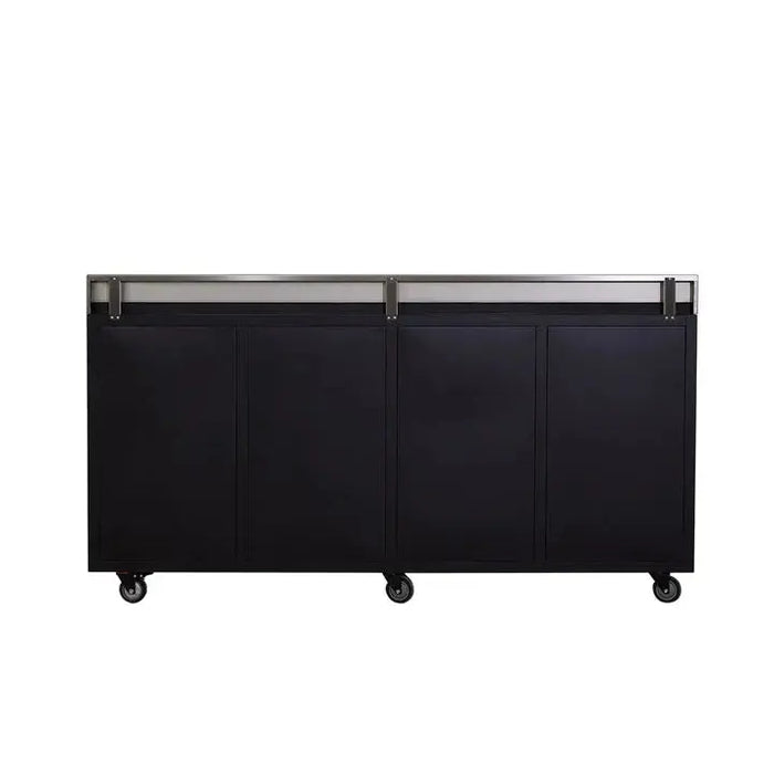 Pro Series 7-Ft 24-Drawer Workbench with Stainless Steel Top, Ball Bearing Double Slides & Casters TMG-WB724 TMG Industrial Australia