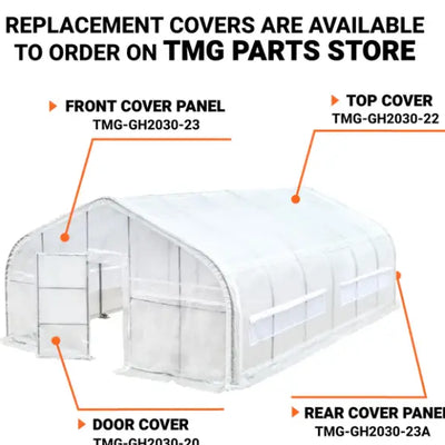 TMG-GH2030-22 Top cover (12 Mil Ripstop Leno Mesh PE180)